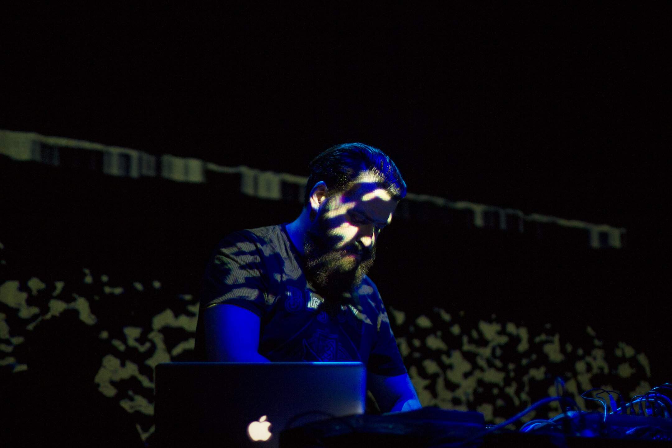Jerome Faria opening for William Basinski at Heineken Series, Lisbon, 2015